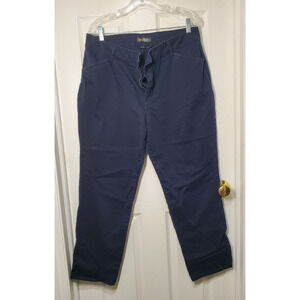 Lee Relaxed Fit Straight Leg Women's Pants, Mid-Rise, Stretch, Navy, Size 18W